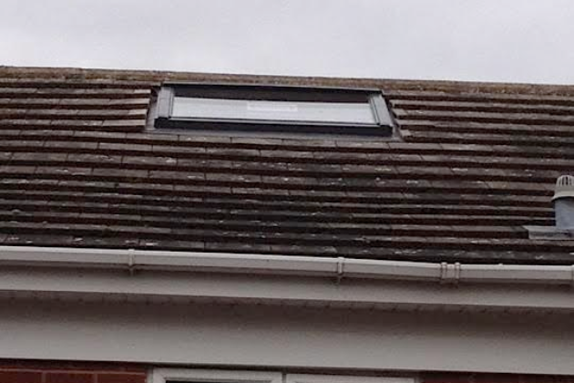 Velux fitted into existing roof