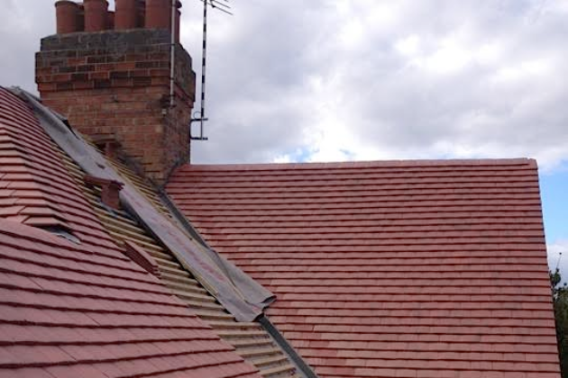 Dry Valley with Plain Tiles fitted