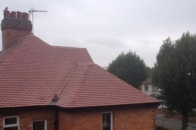 Dry Valley, Plain Tiles and Velux window